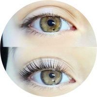 lash lift and tint